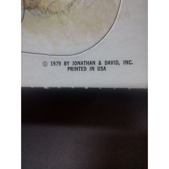 Vintage 1979 Precious Moments Frame Tray Jigsaw Puzzle Christian Jonathan David - Picture 5 of 7